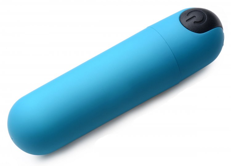 Prepare to Bang yourself with this tiny but powerful vibrati... Bang! - 21X Vibro Bullet w Remote - Blue photo-3