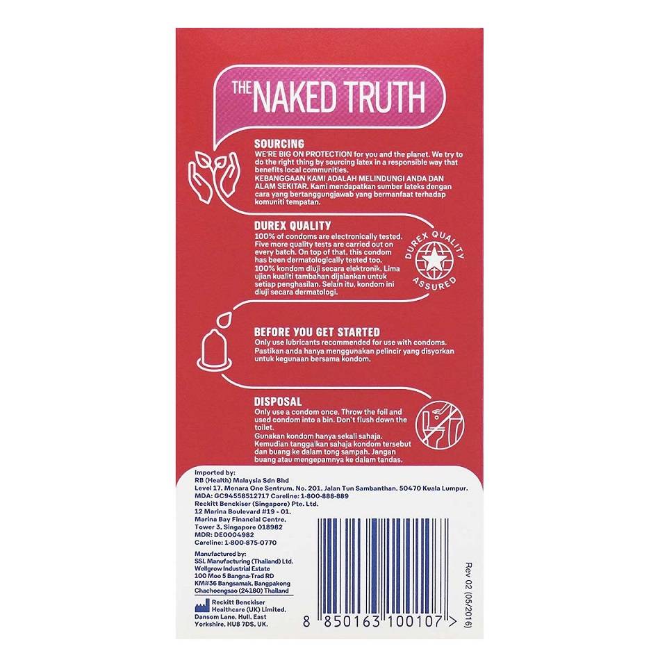 Thin for greater sensitivity.
Easy-on shaped & teat ended fo... Durex - Fetherlite Thin 12's pack photo-3