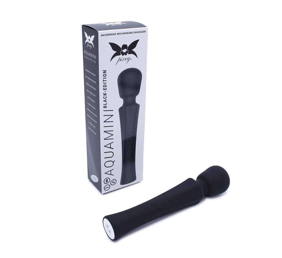 Small, waterproof and powerful? It’s the Pixey Aquamini. The... Pixey - Aquamini Massager - Black photo-5