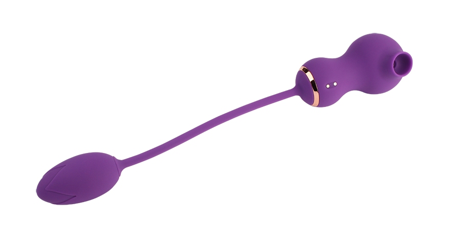7 Suction Patterns, 7 Vibration Patterns, IPX6, Magnetic US... Chisa - Rusher Clitoral Vibrator - Purple photo-3