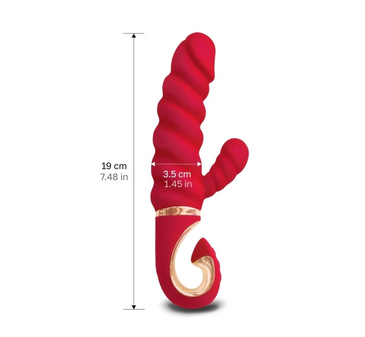 Gcandy mini boasts two powerful motors, one in the larger ph... Gvibe - Gcandy Mini - Chili Coral photo-11