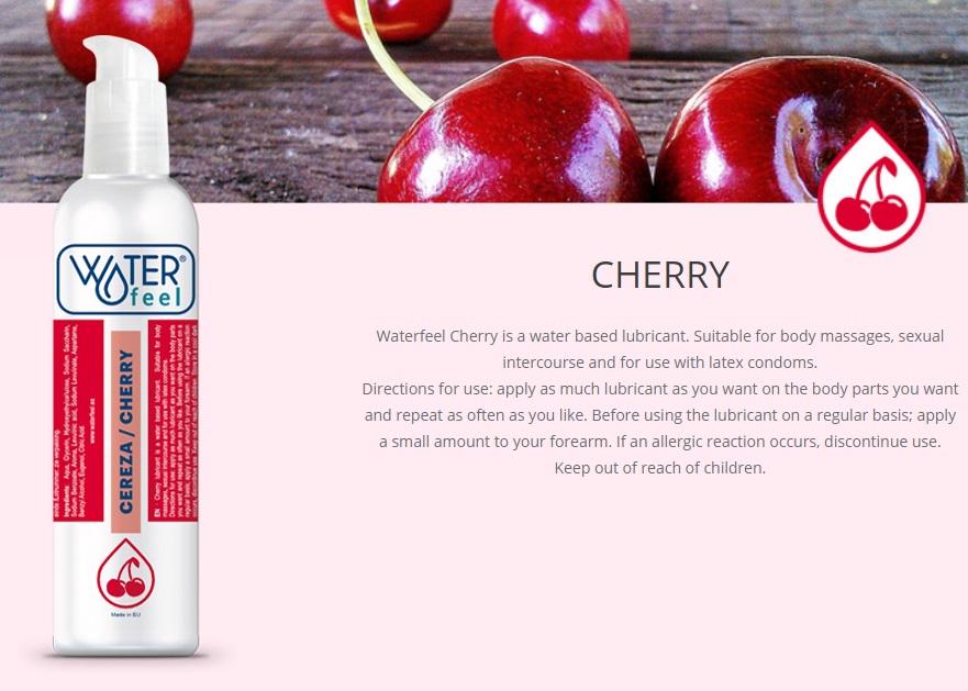 Cherry lubricant is a water based lubricant. Suit... Waterfeel - Cherry Lube - 150ml photo-2