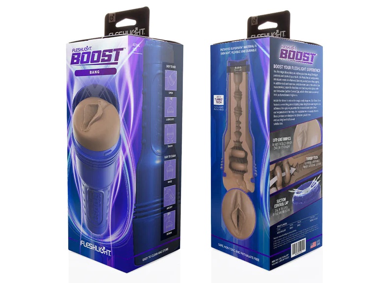 Prepare yourself for the best BANG of your life! ... Fleshlight - Boost Bang Masturbator - Dark Flesh photo-11