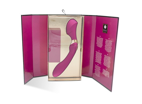 ZOA, for the woman who likes power and finesse. Its refined ... Shunga - Zoa Massager - Raspberry photo-6