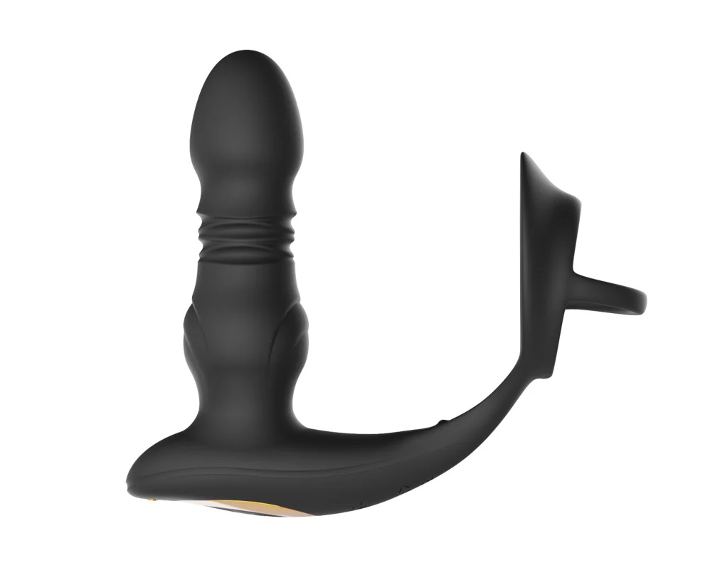 CYRUS is an app-controlled smart toy, a thrusting anal tease... Honey Play Box - Cyrus Thrusting Prostate App Massager - Black photo-4