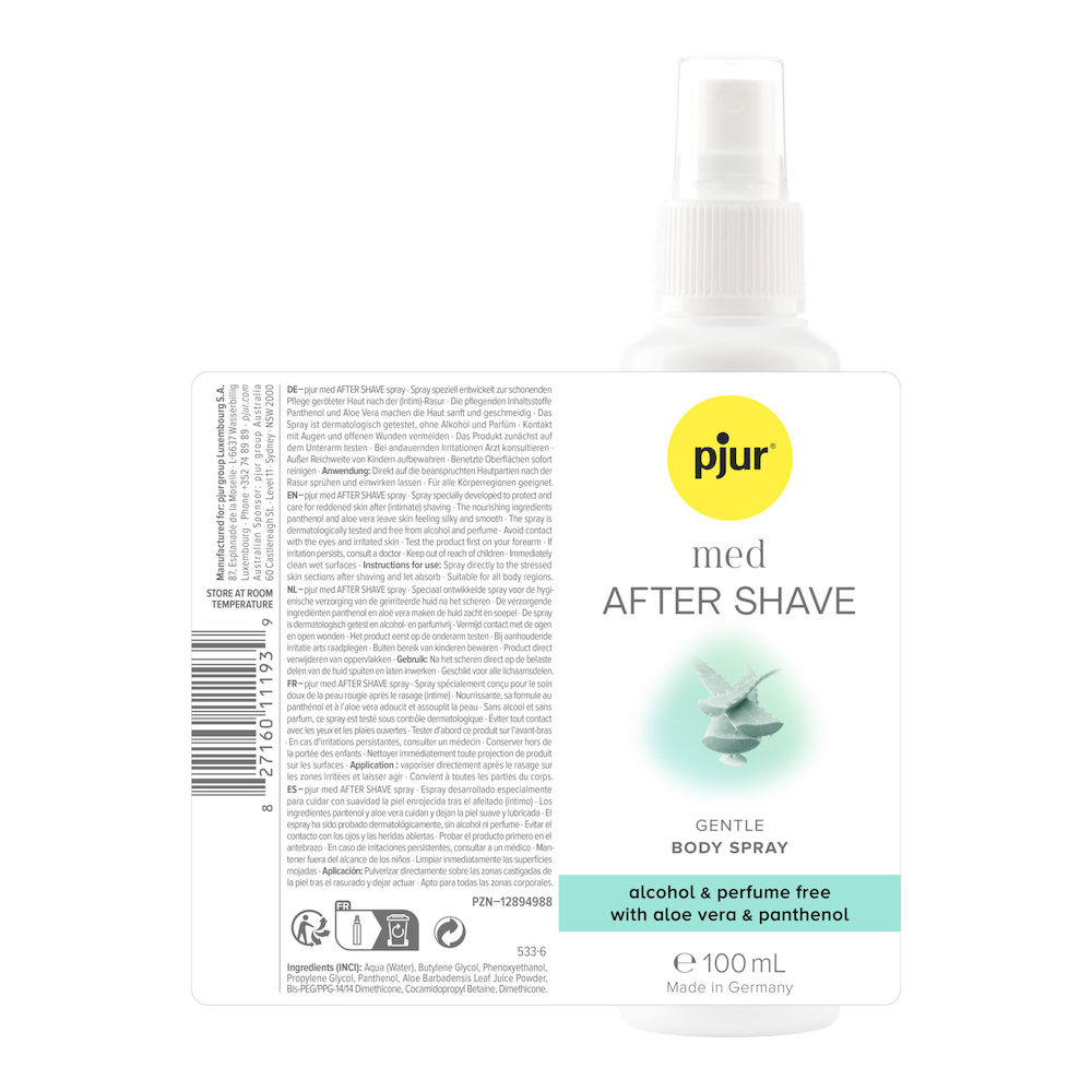 After shave spray for MEN – no alcohol or perfume. Nourishes... Pjur - Med After Shave Spray - 100ml photo-3
