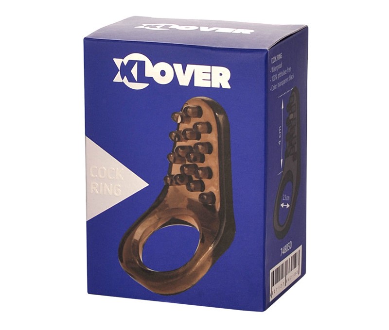 Your partner will enjoy sensual clitoral stimulation thanks ... XLover - Cock Ring - Black photo-7