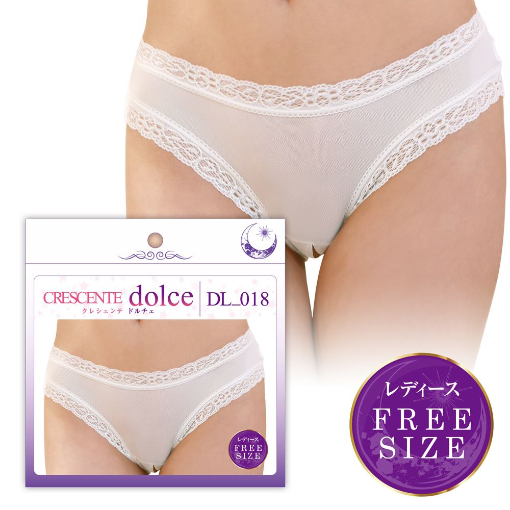 New members have joined the shorts line Dolce to help you en... Crescente - Dolce Crothless Panties DL_018 - White photo-11