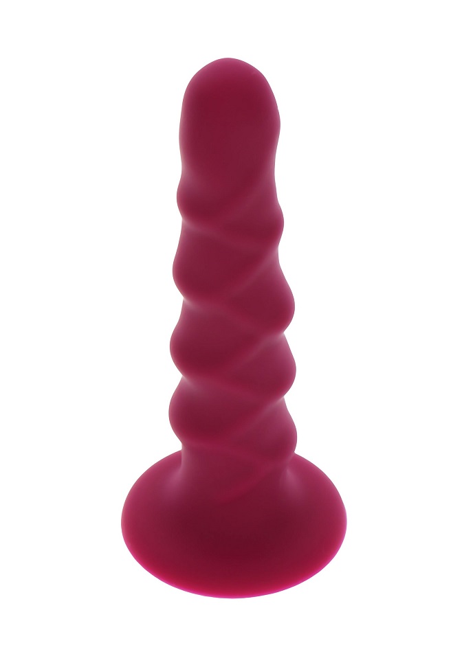 The Ribbed Dong 6 inch is a premium dong from the Get Real b... ToyJoy - Ribbed Dong - Red photo-3