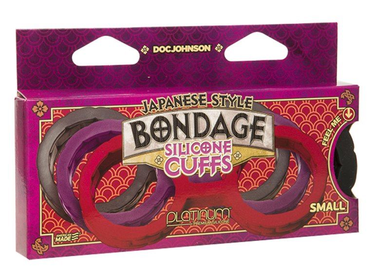 For both beginners and restraint enthusiasts, these premium ... Doc Johnson - Bondage Silicone Cuffs S - Black photo-2