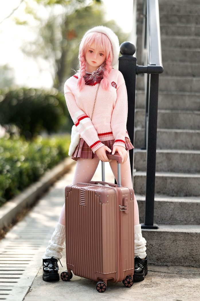 Youra Anime Realistic Sex Doll, Skinny Body, Ultra Soft TPE 138 cm (4'5 ft) photo-6