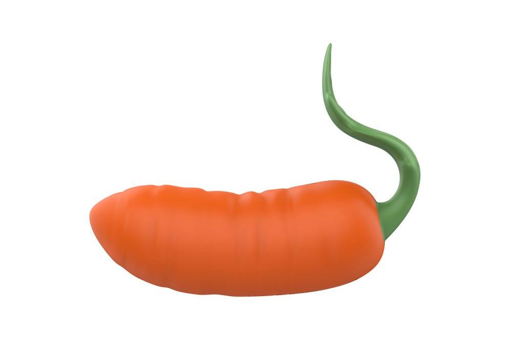 Olika - Carrot Mini Vibrator - Orange photo-3