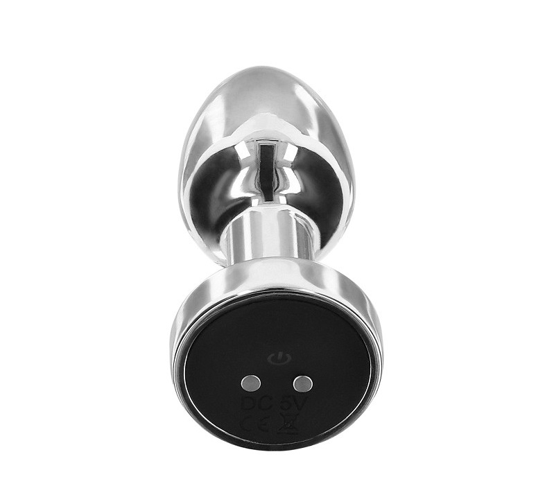 The Glider from Buttocks by TOYJOY - the ultimate anal plug ... ToyJoy - Glider Vibro Butt Plug S - Silver photo-2