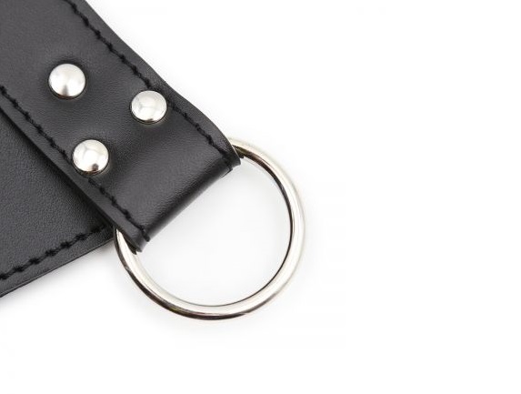 This leather Chastity Pants comes with 3 padlocks, you can e... Kiotos - Chastity Pants w Padlock photo-8