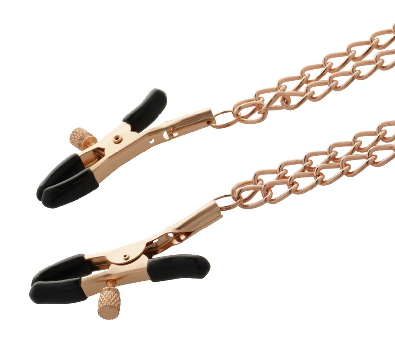 COQUETTE CHIC DESIRE FANTASY. Features the sturdy and stimul... Coquette - Chic Desire Nipple Clamps - Gold photo-3