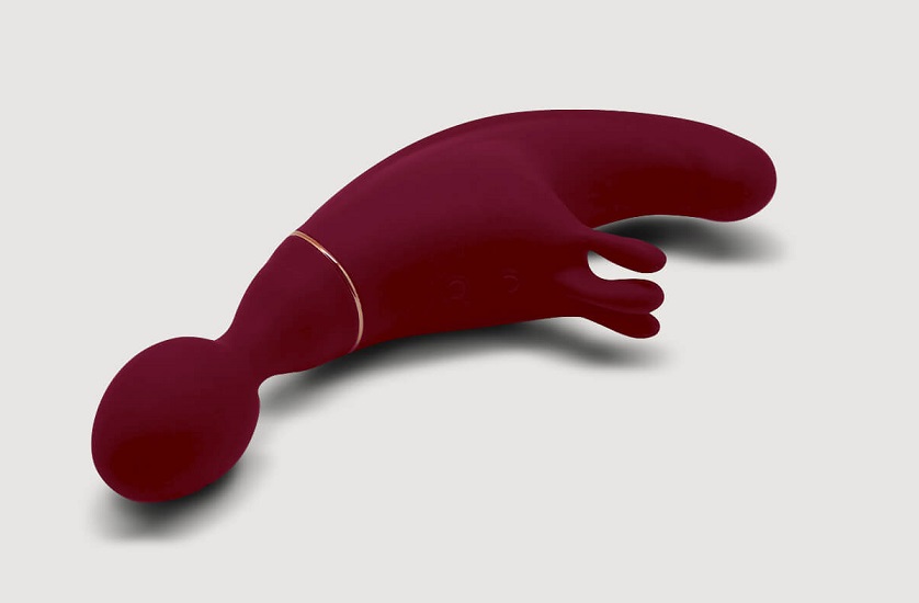 With a soft and silky touch, let yourself be carried away by... Adrien Lastic - Fusion Triple Vibrator - Rose photo-5