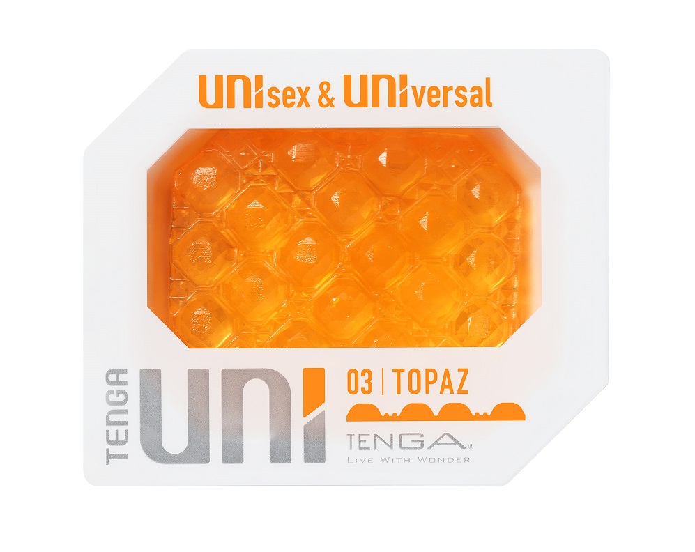 UNIsex & UNIversal. For men and women, alone or in pairs... Tenga - Uni Masturbator - Topaz photo-13