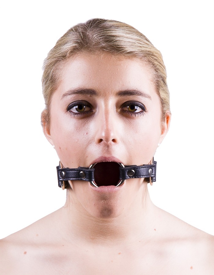 Keep your subs mouth open for whatever reason you choose. Th... Rouge - Leather O-Ring Gag - Brown photo-3