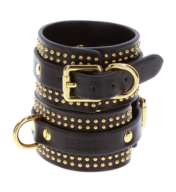 Discover the epitome of elegance and sensuality with these T... Taboom - Vogue Wrist Cuffs - Black photo-5