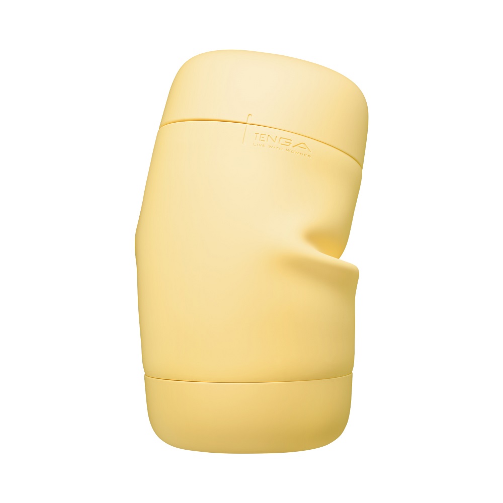 A new variation using the softest gel in TENGA history joins... Tenga - Puffy Thick Ribs - Custard Yellow photo-4