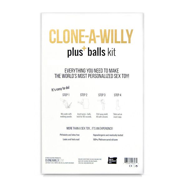 Would you like BALLS with that? Create a perfect, vibrating ... Clone A Willy - Kit Including Balls - Nude photo-3