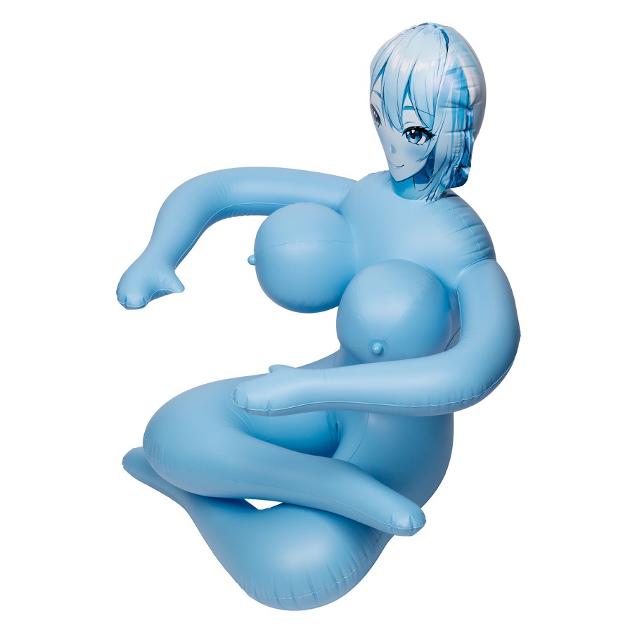 Dive into a fantasy with the ANIME Wrap Around Love Doll Kik... CEN - Anime Kiki Inflatable Doll - Blue photo-5