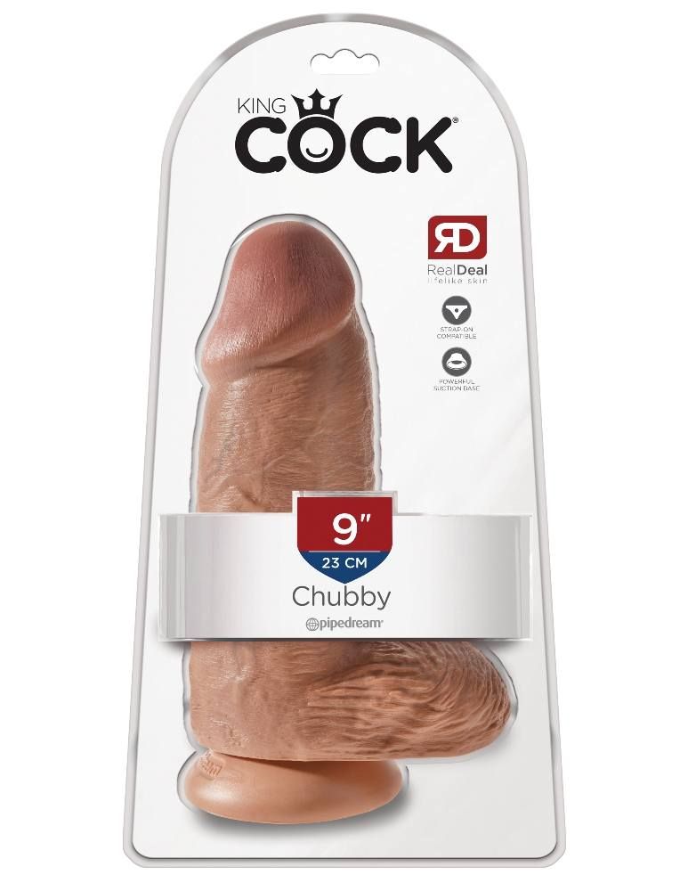 Do you want your first dildo to look and feel just like the ... King Cock - Chubby - Caramel photo-7