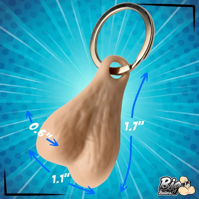 Introducing Big Nuts Keychain, for when you want to add some... Big Ballers - Nuts Keychain Set photo-5