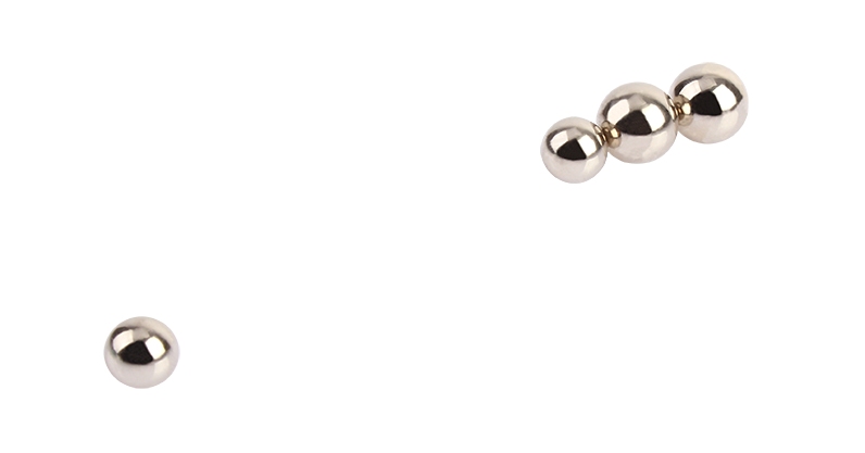 Metal Coated Magnets, With No Piercing, External Use Only.
... Chisa - Mighty Magnetic Nipple Orbs Kit - Silver photo-3