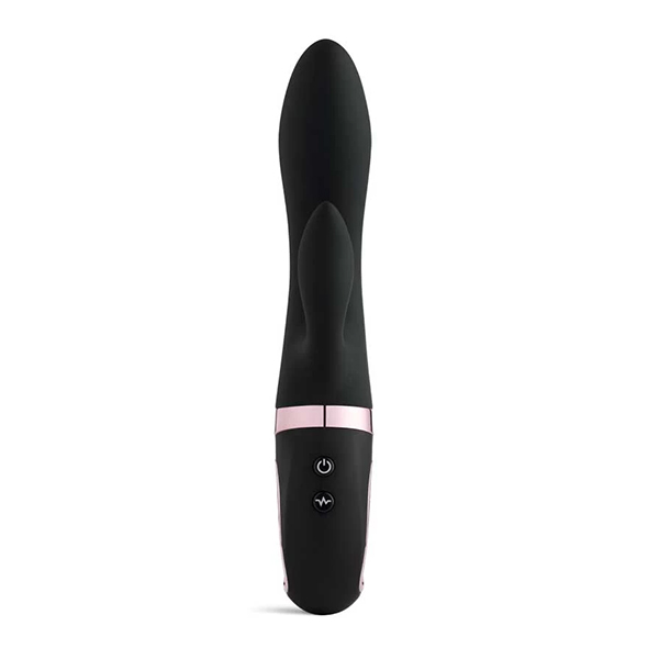 Enjoy a blended orgasm with this luxurious vibrating rabbit.... So Divine - Black Magic Rabbit Vibrator photo-4