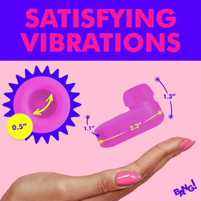 Unveil a new world of discreet pleasure with our mini clit s... Bang! - Mini Clitoral Stimulator - Purple photo-6
