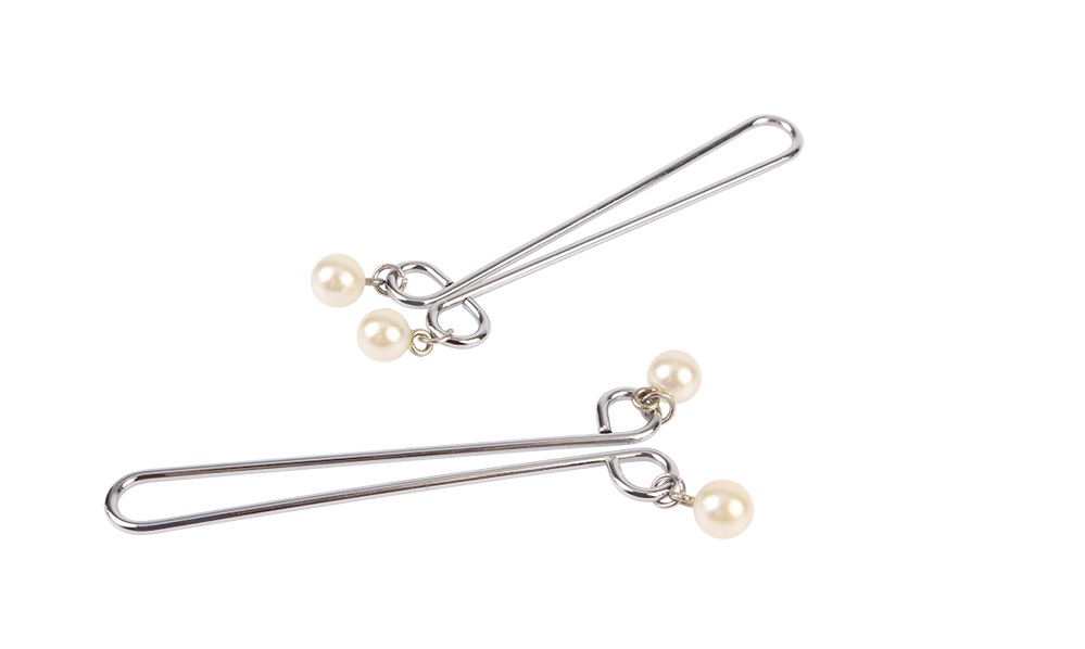 Nipple Play, Easy to Wear, Non-Piercing.
Material: Stainles... Chisa - Pearl Nipple Clamps photo-2