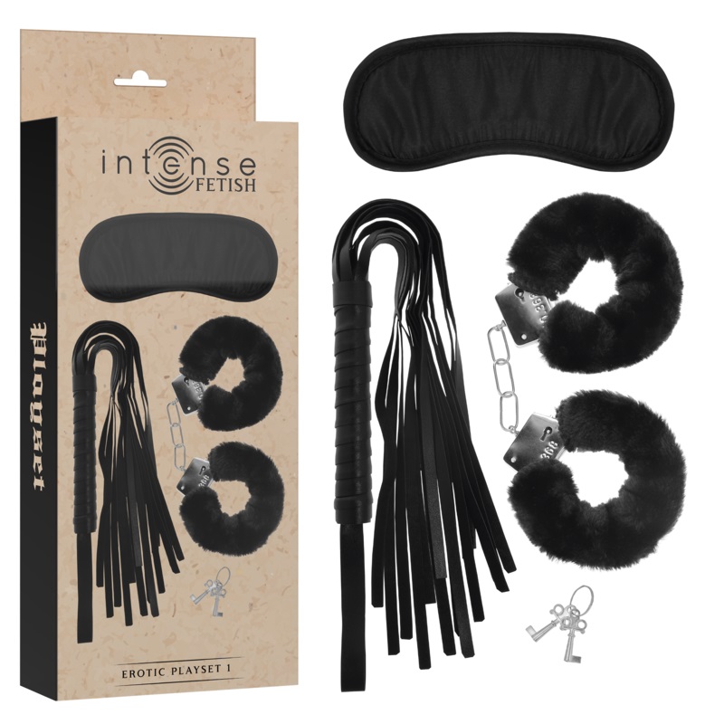 The INTENSE FETISH erotic set is a captivating ensemble desi... Intense - Erotic SM Playset #1 - Black photo-5