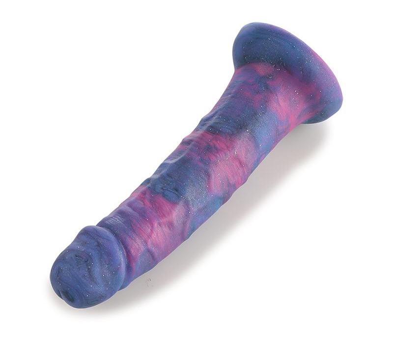 This Dildo is made of a unique galaxy color, sci-fi but very... MT - Starlight Dildo M - Purple photo-4