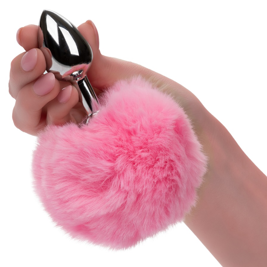 Play free with the Running Wild Bunny Tail, a sleek and soph... CEN - Running Wild Bunny Tail Plug - Pink photo-2