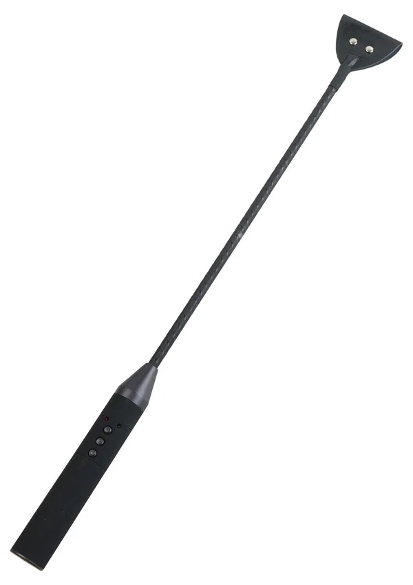 Add drama and discipline with the ELECTROSHOCK RIDING CROP f... Hidden Desire - Extreme Electro Crop - Black photo-4