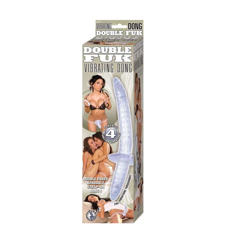 Strap-on pleasure for two
Bendable spine
4 Powerful vibratio... Nasstoys - Double Vibro Dildo - Clear photo-3