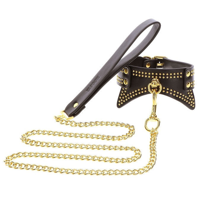 The TABOOM Collar and Leash is designed for those who wish t... Taboom - Vogue Collar w Leash - Black photo-6