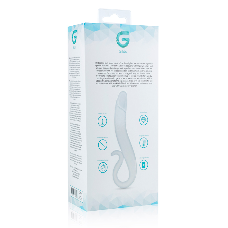 Discover your most sensitive spots with this unique dildo. T... Gildo - Glass Dildo No.14 - Clear photo-7