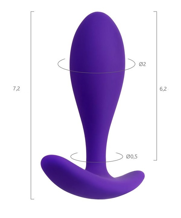 The small size plug is ideal for the first experience. The w... ToDo - Hub Anal Plug - Purple photo-7