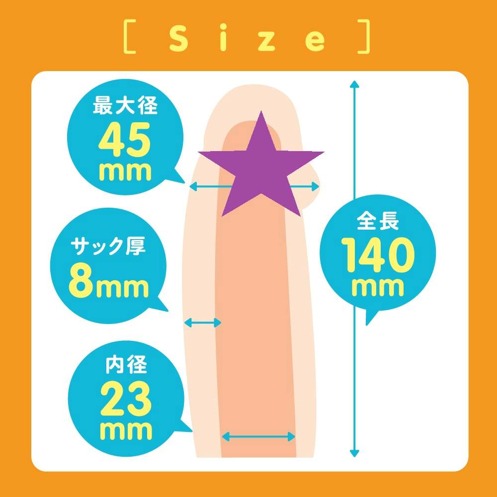 Perfect fit for any size! Authentic feel and look! A gentle-... Pepee - Punito Real Penis Sleeve photo-2