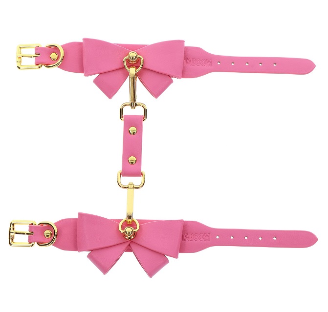 Add a touch of cuteness and sexiness to your bondage collect... Taboom - Malibu Ankle Cuffs - Pink photo-3