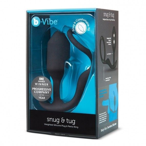 Stimulate multiple erogenous zones with the new b-Vibe Snug ... B-Vibe - Snug Plug & Tug Ring - Black photo-10