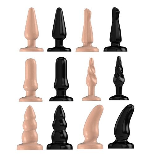 With it's rock solid and super strong suction cup this b... Shots - Buttplug - Rubber 5" Model 3 - Black photo-3