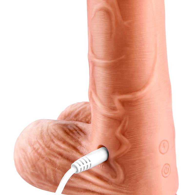 This realistic Erocome Hercules Heating Rotating and Vibrati... Erocome - Hercules - Vanilla photo-6