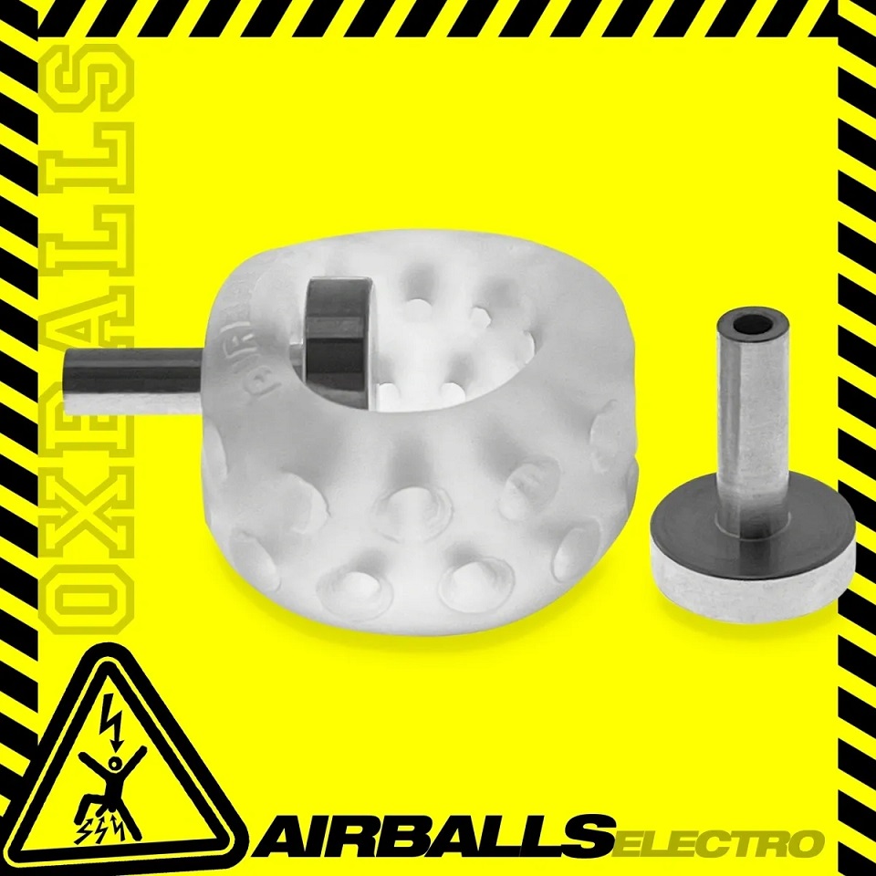 Airballs Electro is an electro-ballstretcher version and the... Oxballs - Airballs Electro Ballstretcher - Clear Ice photo-4