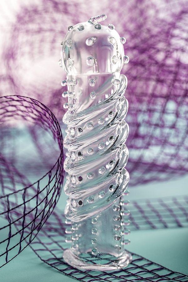 Turn your penis into an incredible source of pleasure with A... A-Toys - Kors Sleeve 15.3 cm - Clear photo-4