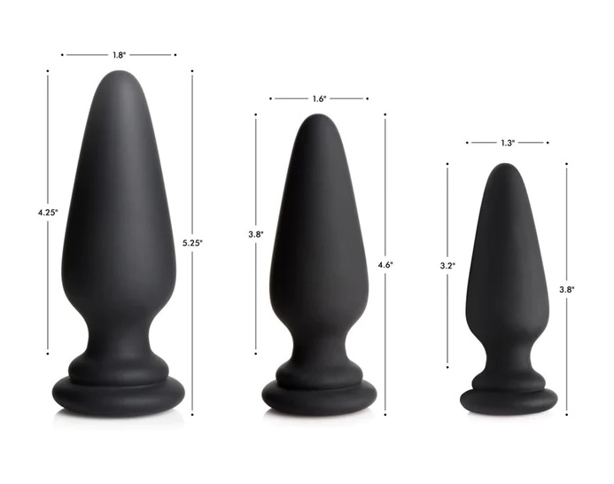 Enjoy this premium, phthalate-free, silicone plug that can b... Tailz - Snap-On Anal Plug L - Black photo-6