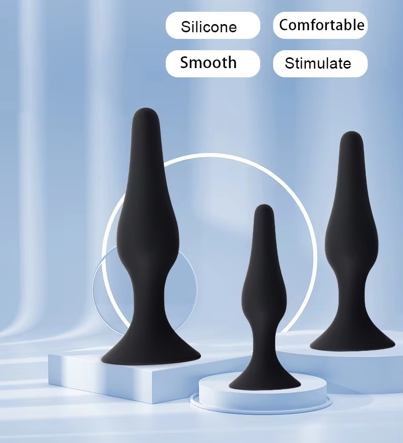 Round water drop design is easier entry will not hurt the sk... MT - Suction Cup Plug S - Black photo-4