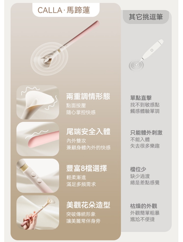 Drawing its inspiration from the elegant Calla Lily, this re... Zalo - Calla Dual Head Vibrator - Ivory White photo-14